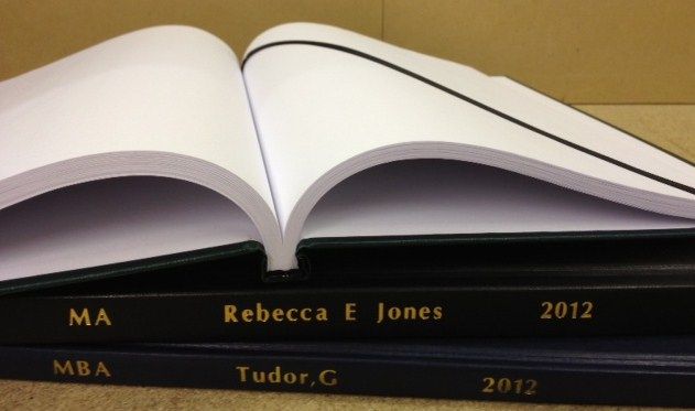 Thesis binding service manchester university